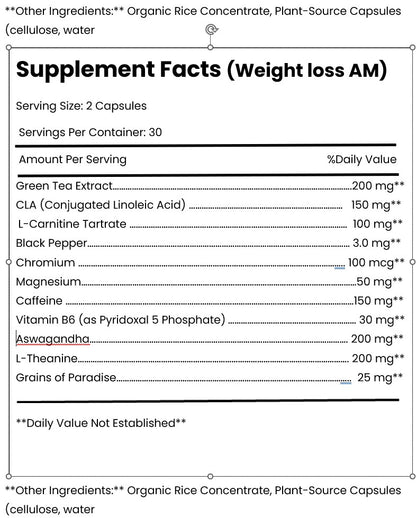 SIMPLIFI Collection: White Label Weight Loss Supplement - AM Edition