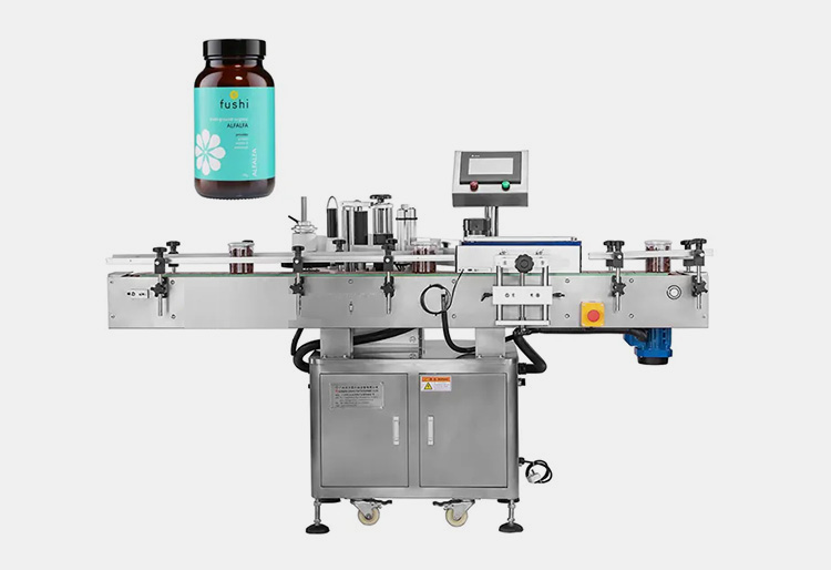 Automatic bottle labeling machine