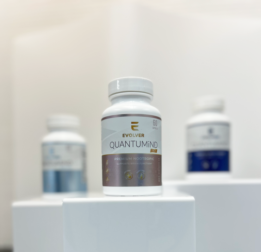 Evolvere Quantumind supplement bottle