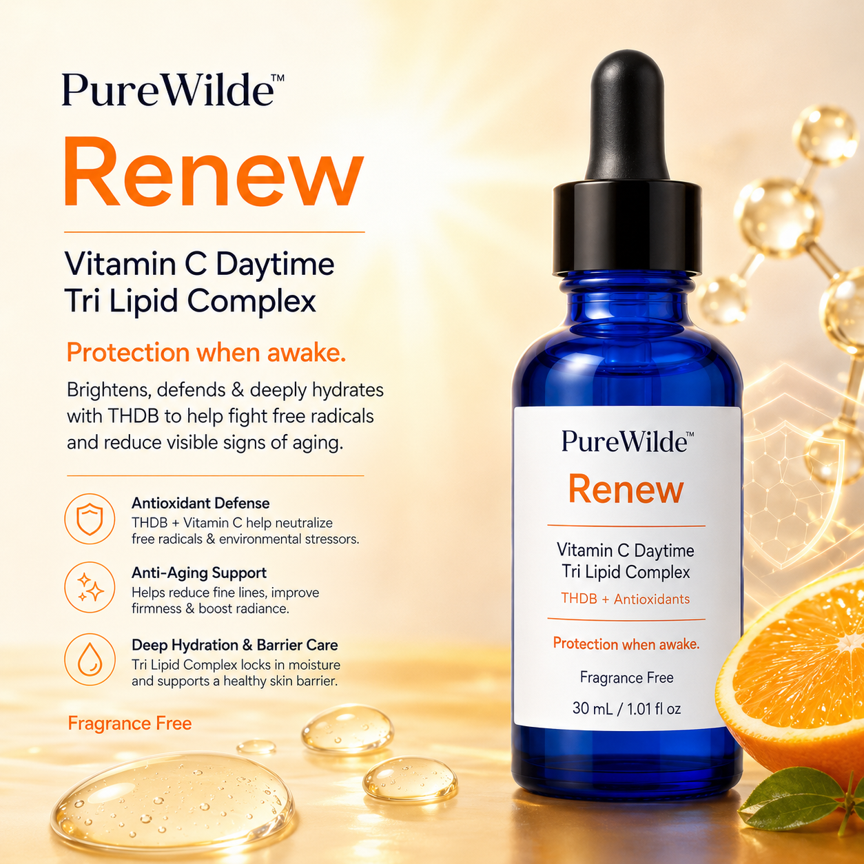 PureWilde Renew vitamin C daytime serum